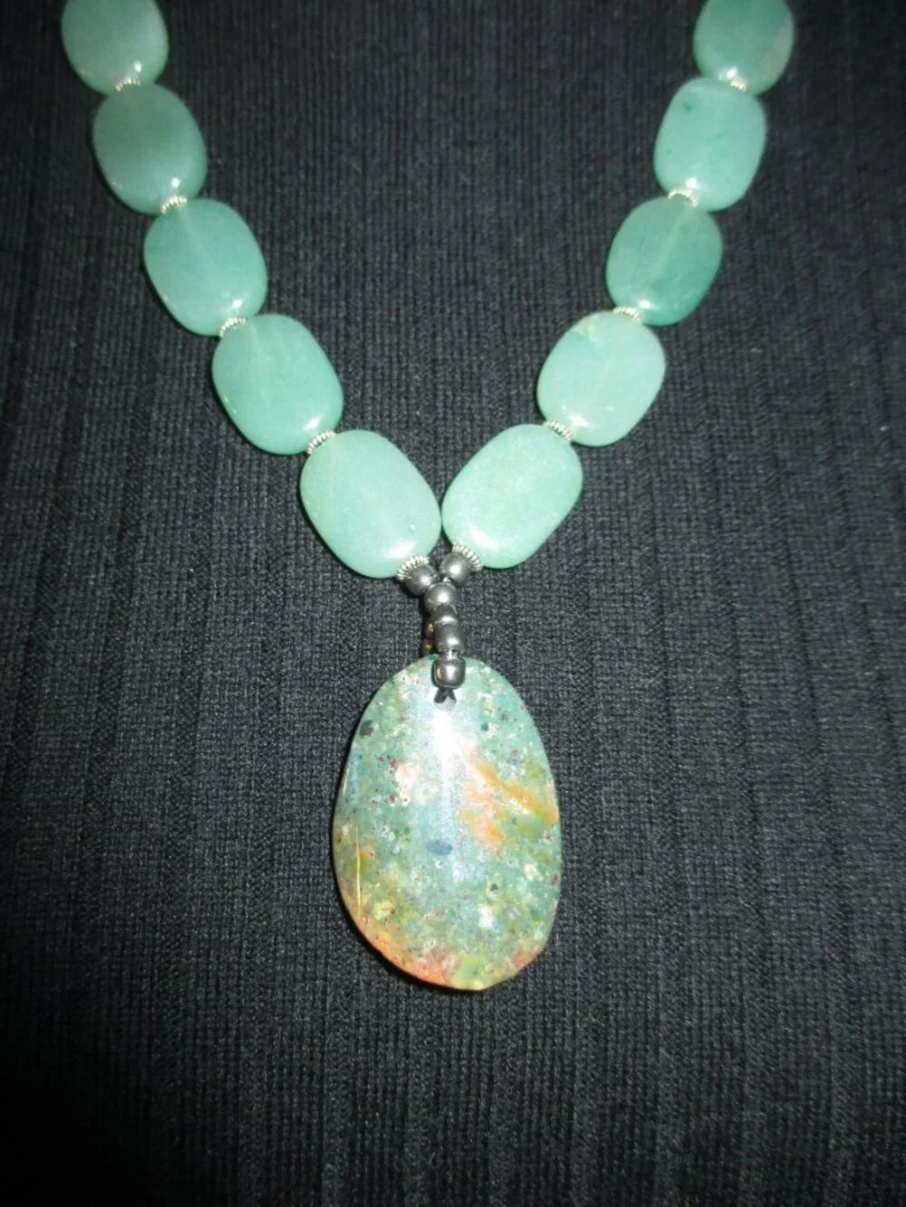 AVENTURINE gemstone necklace